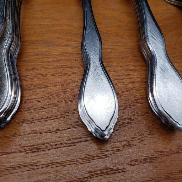 Oneida 1881 Rogers Summer Mist / Autumn Glow Lot of 39 Stainless Flatware Piece - Picture 2 of 16